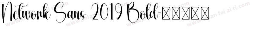 Network Sans 2019 Bold字体转换